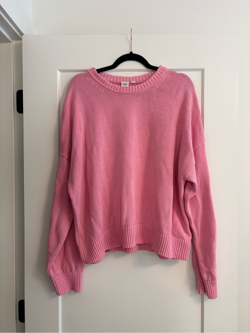 GAP Bubblegum Pink Crewneck Sweater